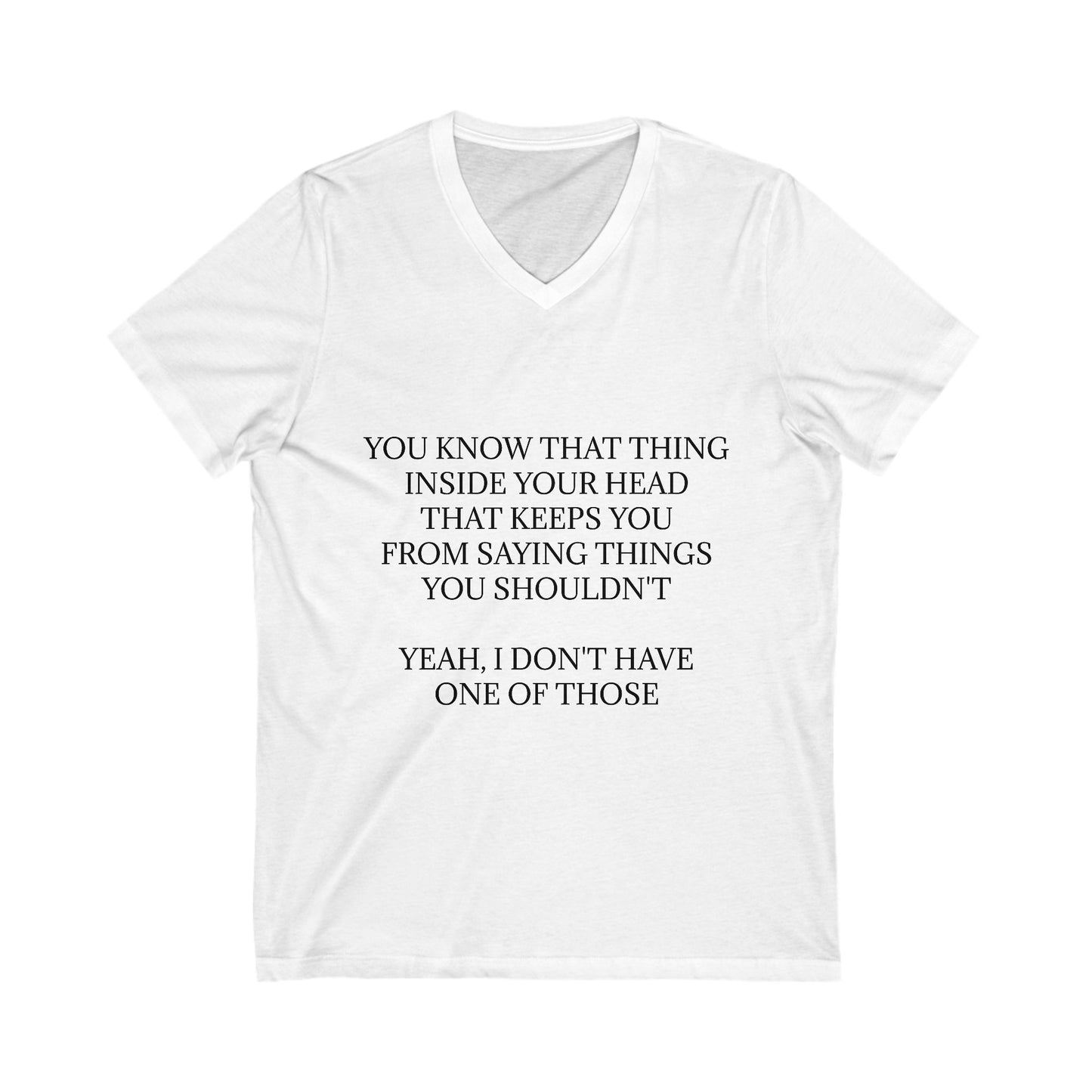 No Filter Unisex Short Sleeve V-Neck Tee
