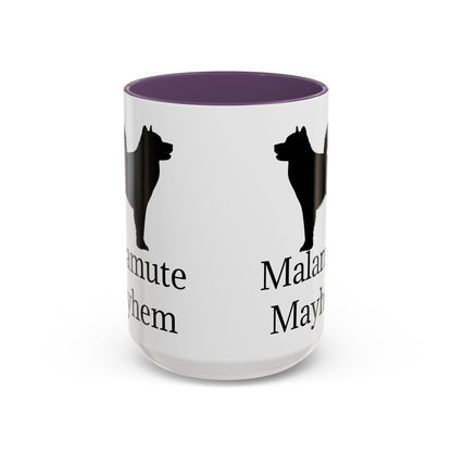 Malamute Mayhem 2-Tone Coffee Mug