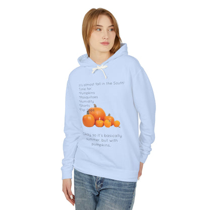 Fall In The South Unisex Lightweight Hoodie