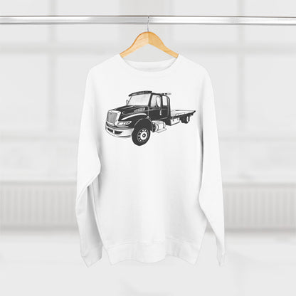 Flatbed Tow Truck Unisex Crewneck Sweatshirt