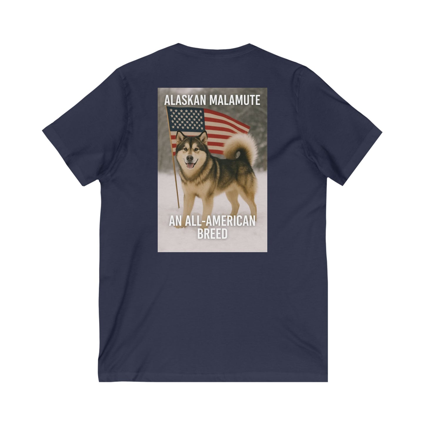 All-American Breed Unisex Short Sleeve V-Neck Tee
