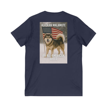 All-American Breed Unisex Short Sleeve V-Neck Tee