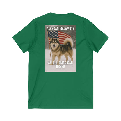 All-American Breed Unisex Short Sleeve V-Neck Tee