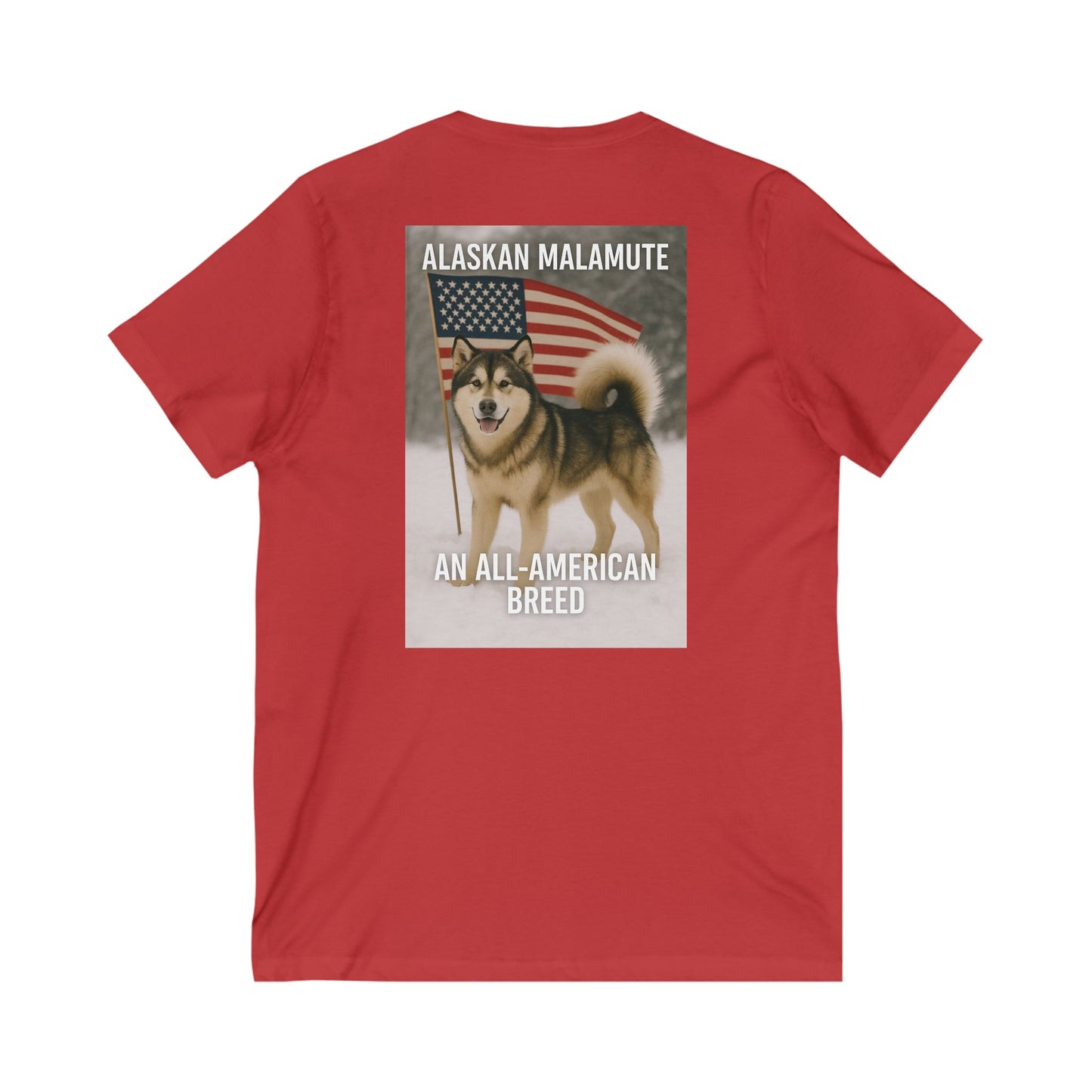 All-American Breed Unisex Short Sleeve V-Neck Tee