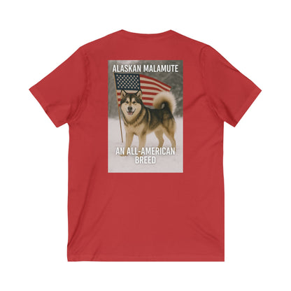All-American Breed Unisex Short Sleeve V-Neck Tee
