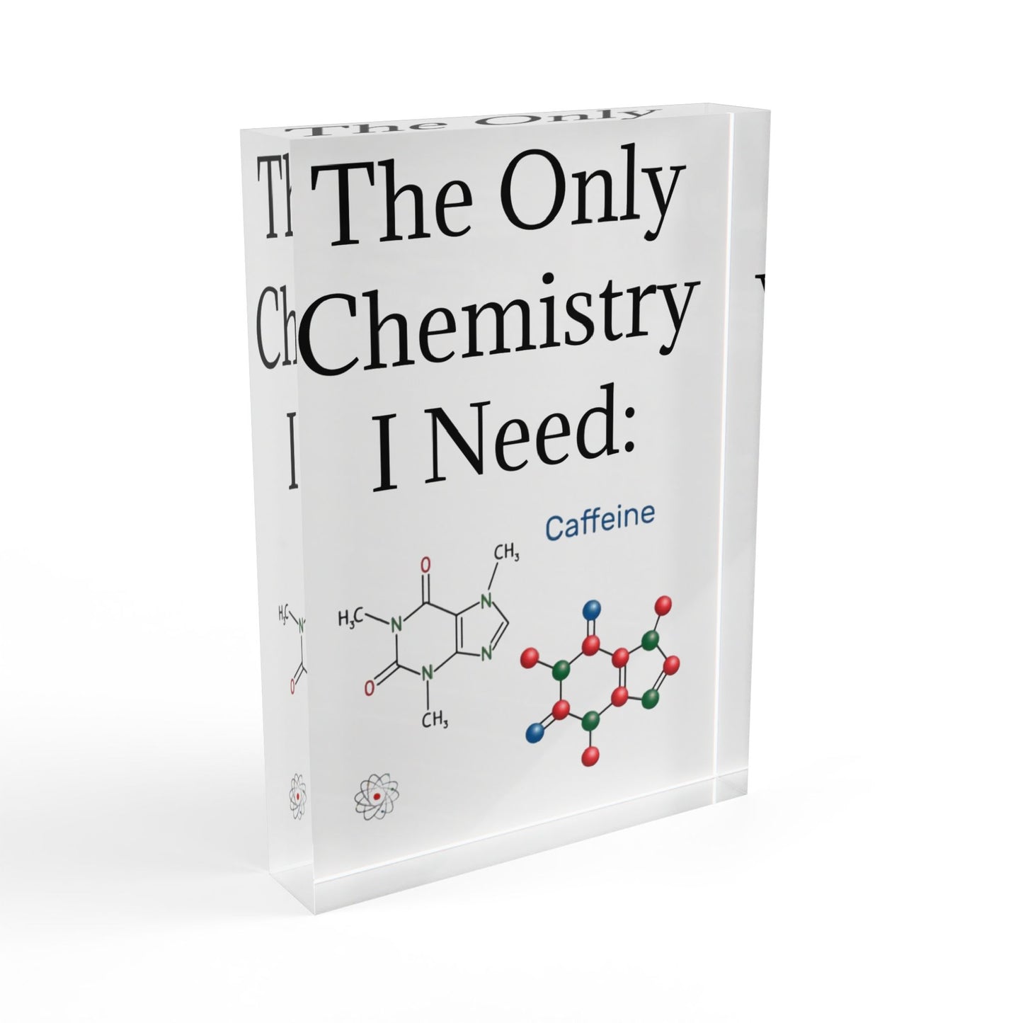 Chemistry Lesson Acrylic Photo Block