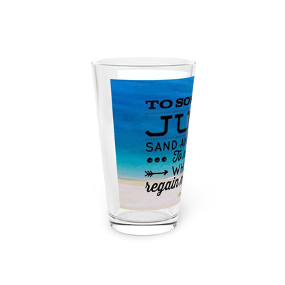 Dr. Beach Drinking Glass