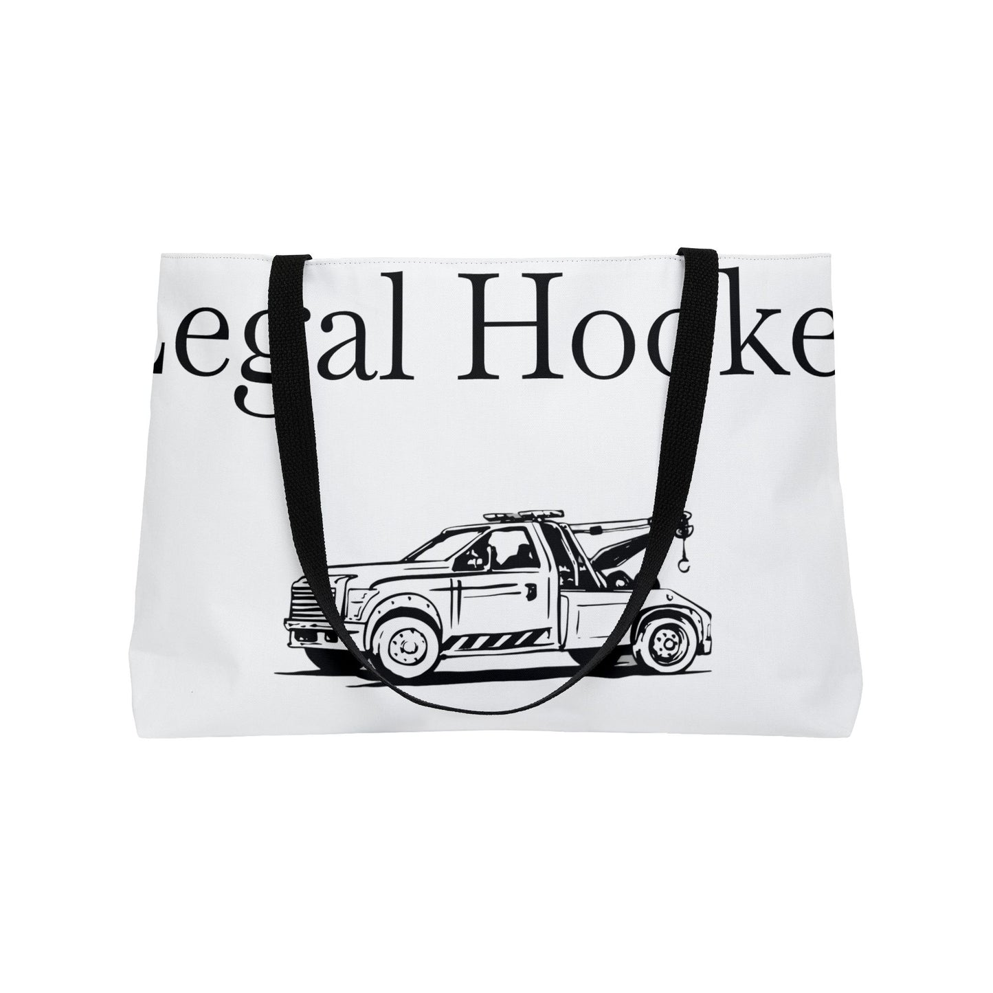 Legal H**ker Wheel Lift Tow Truck Weekender Tote Bag