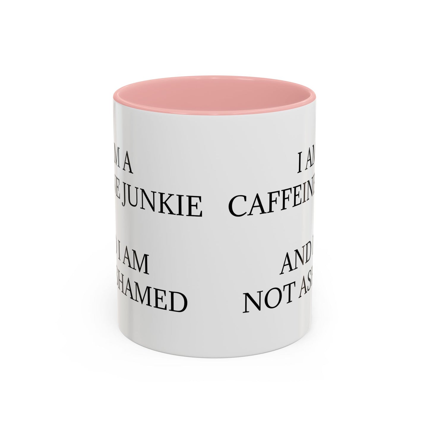 Caffeine Junkie 2-Tone Coffee Mug