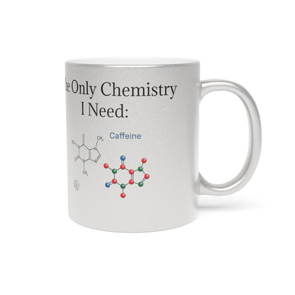 Chemistry Lesson Metallic Coffee Mug