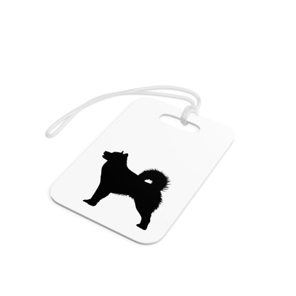 Malamute Silhouette Luggage Tag