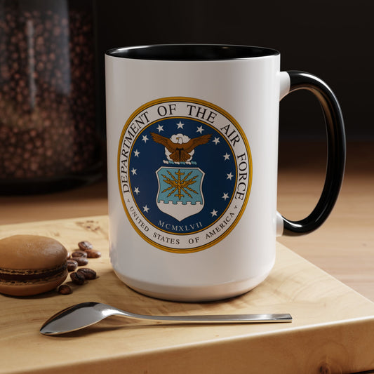 US Air Force 2-Tone Coffee Mug