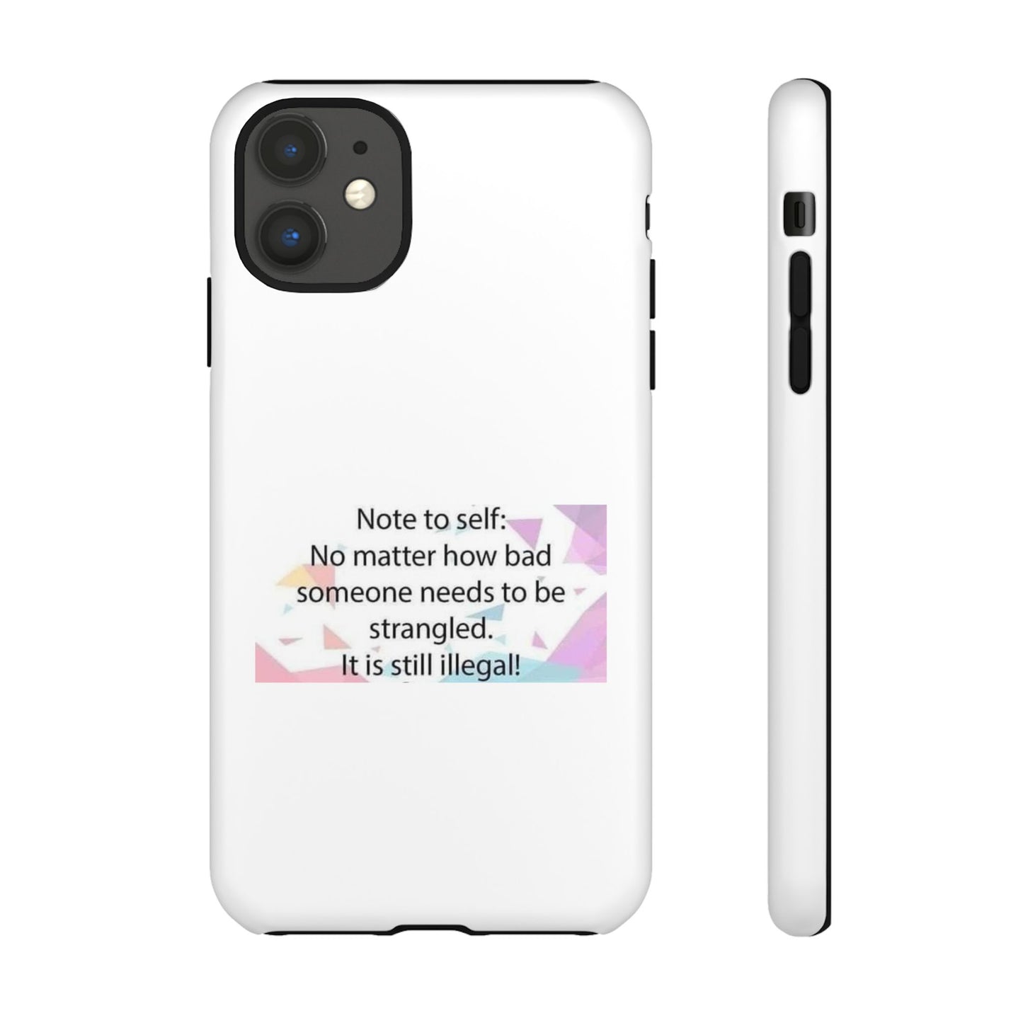 Note To Self iPhone Case