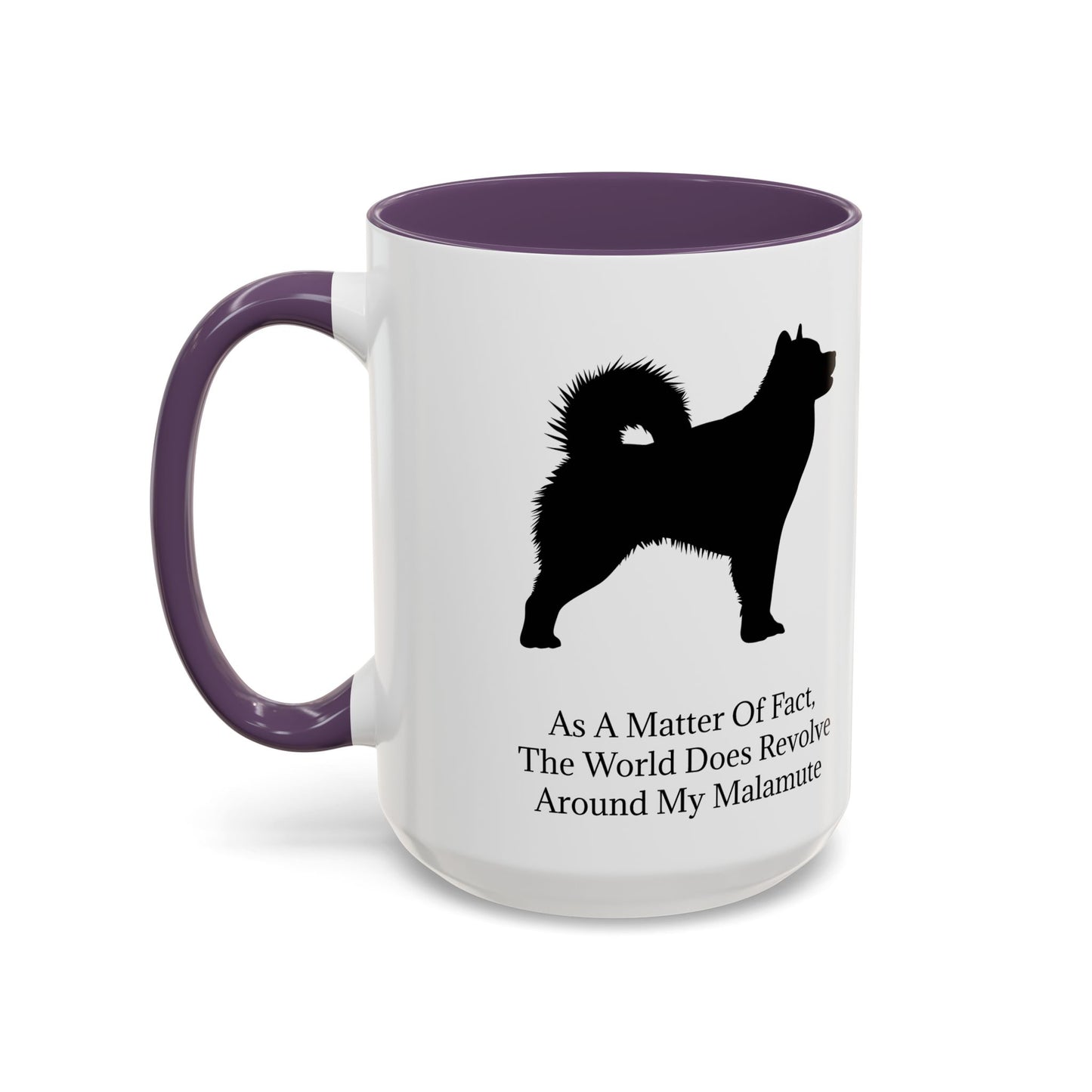 Matter Of Fact Malamute 2-Tone Coffee Mug