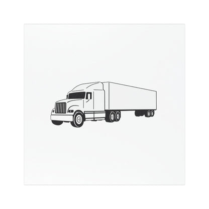 Semi Truck Indoor/Outdoor Magnet