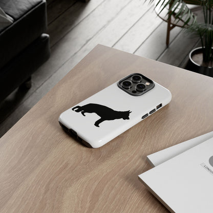 German Shepherd Silhouette iPhone Case