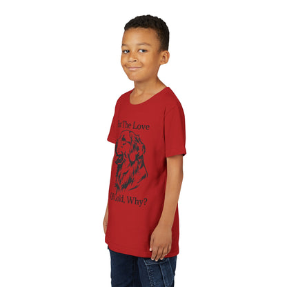 For The Love Of Gold Youth Unisex Short Sleeve Crewneck Tee