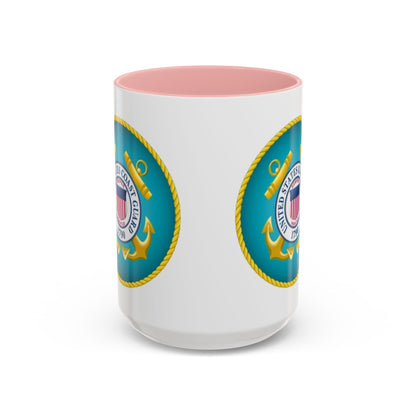 US Coast Guard 2-Tone Coffee Mug