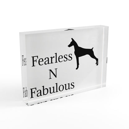 Fearless N Fabulous Acrylic Photo Block