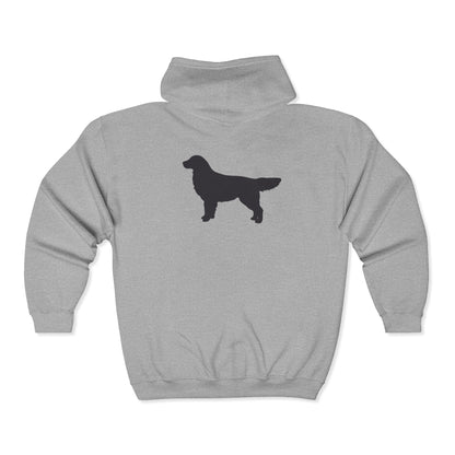 Golden Silhouette Unisex Full Zip Hoodie