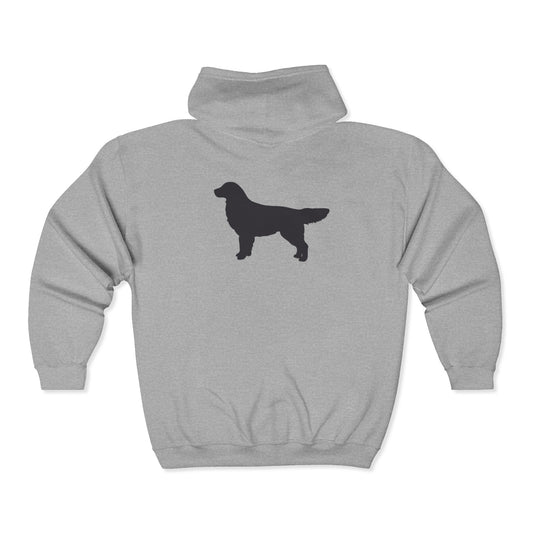Golden Silhouette Unisex Full Zip Hoodie
