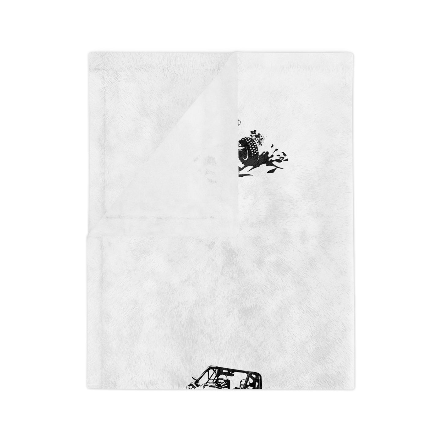 Slinging Mud Side By Side Velveteen Microfiber Blanket