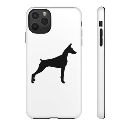 Doberman Silhouette iPhone Case