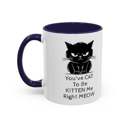 Kitten Me 2-Tone Coffee Mug