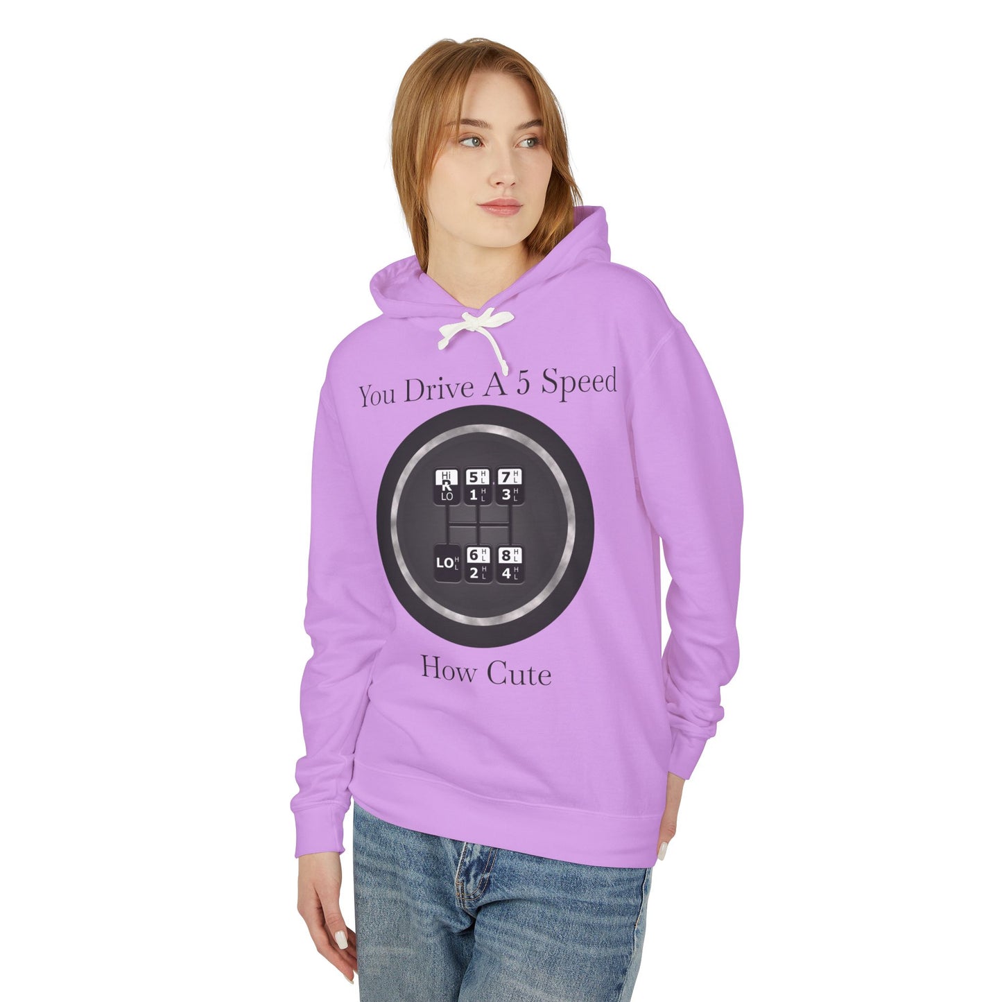 5 Speed How Cute Unisex Lightweight Hoodie