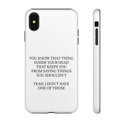 No Filter iPhone Case