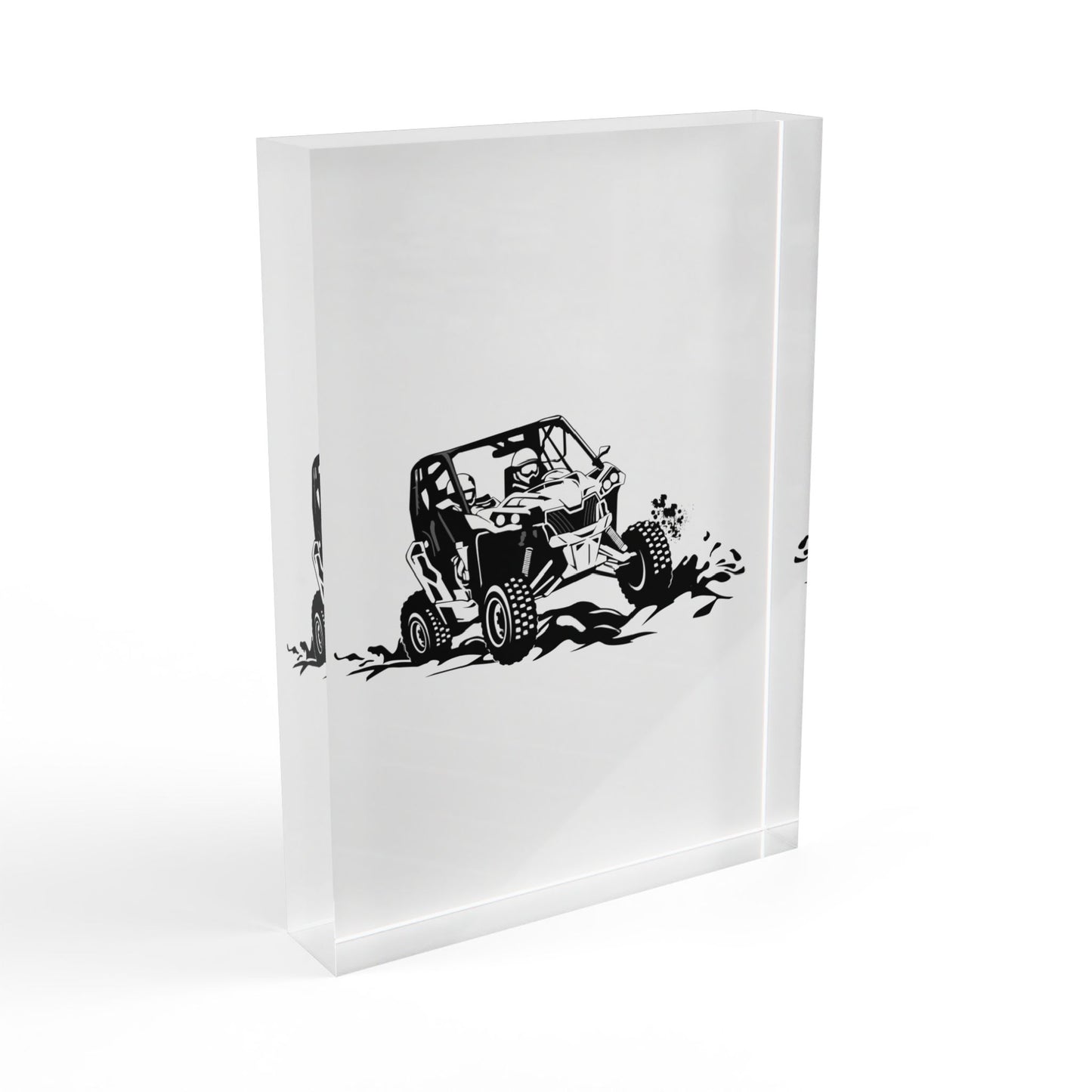 Slingin' Mud Side By Side Acrylic Photo Block