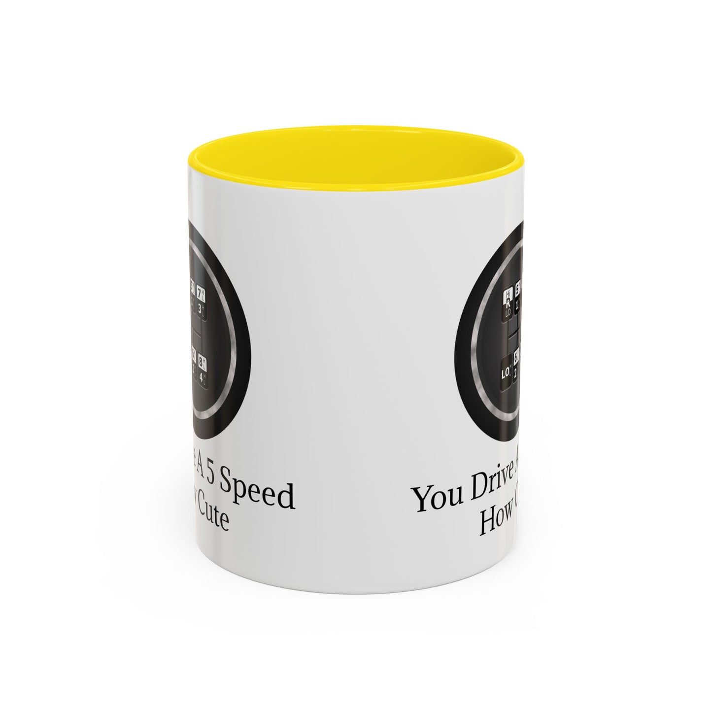 5 Speed How Cute 2-Tone Coffee Mug