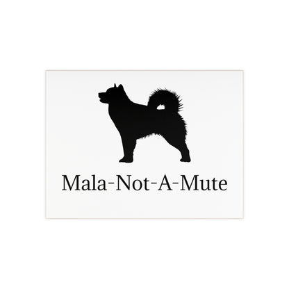 Mala-Not-A-Mute Ceramic Photo Tile