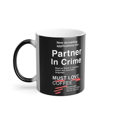 Partner In Crime Color Changing Mug