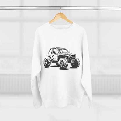 Off The Beaten Path Side By Side Unisex Crewneck Sweatshirt