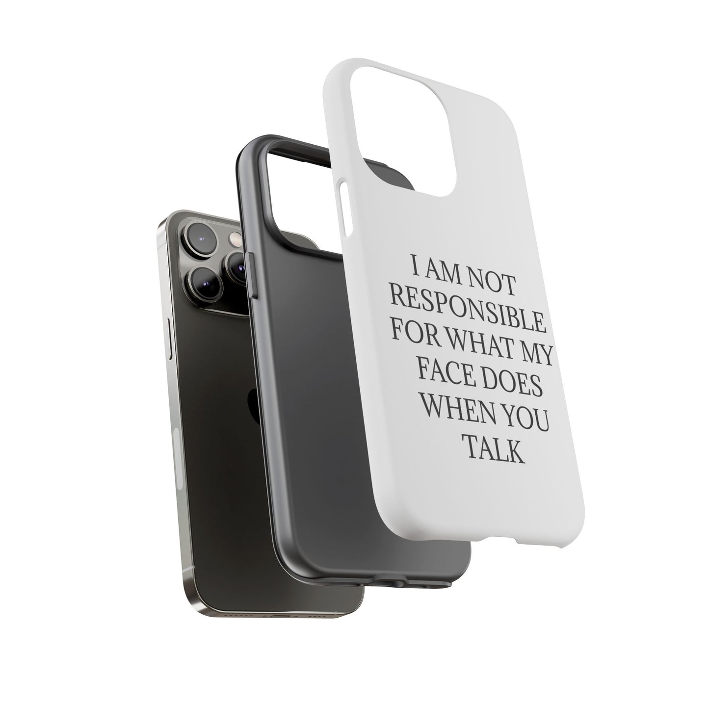 When You Talk iPhone Case