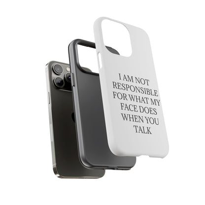 When You Talk iPhone Case