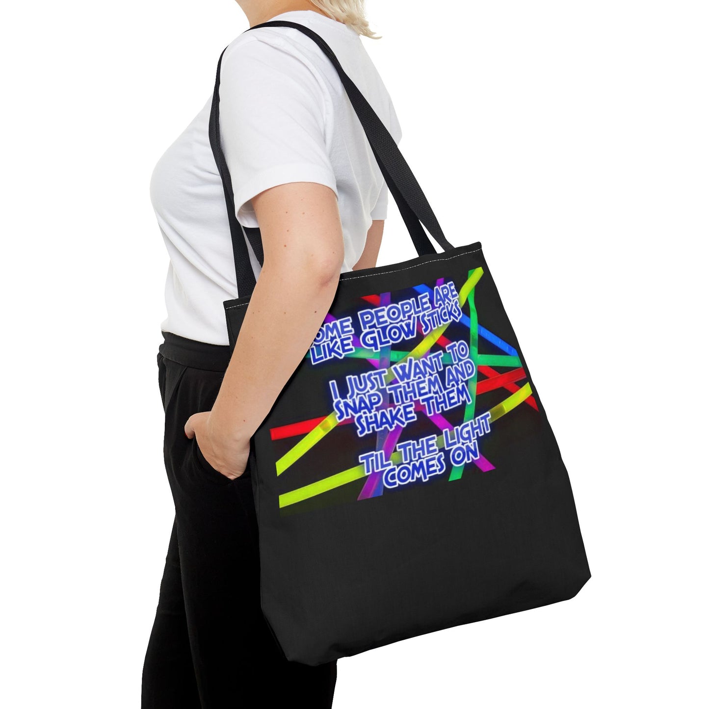 Glow Sticks Tote Bag