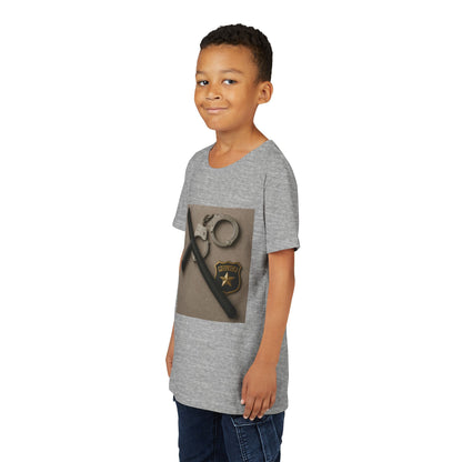 Law Enforcement Appreciation Youth Unisex Short Sleeve Crewneck Tee