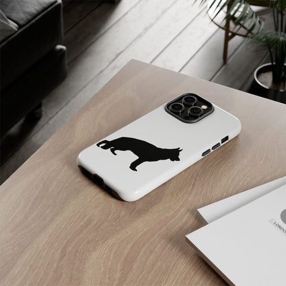 German Shepherd Silhouette iPhone Case