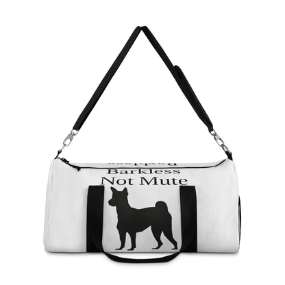 Barkless Not Mute Duffel Bag