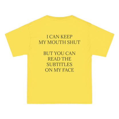Subtitles Men's Short-Sleeve Crewneck Tee