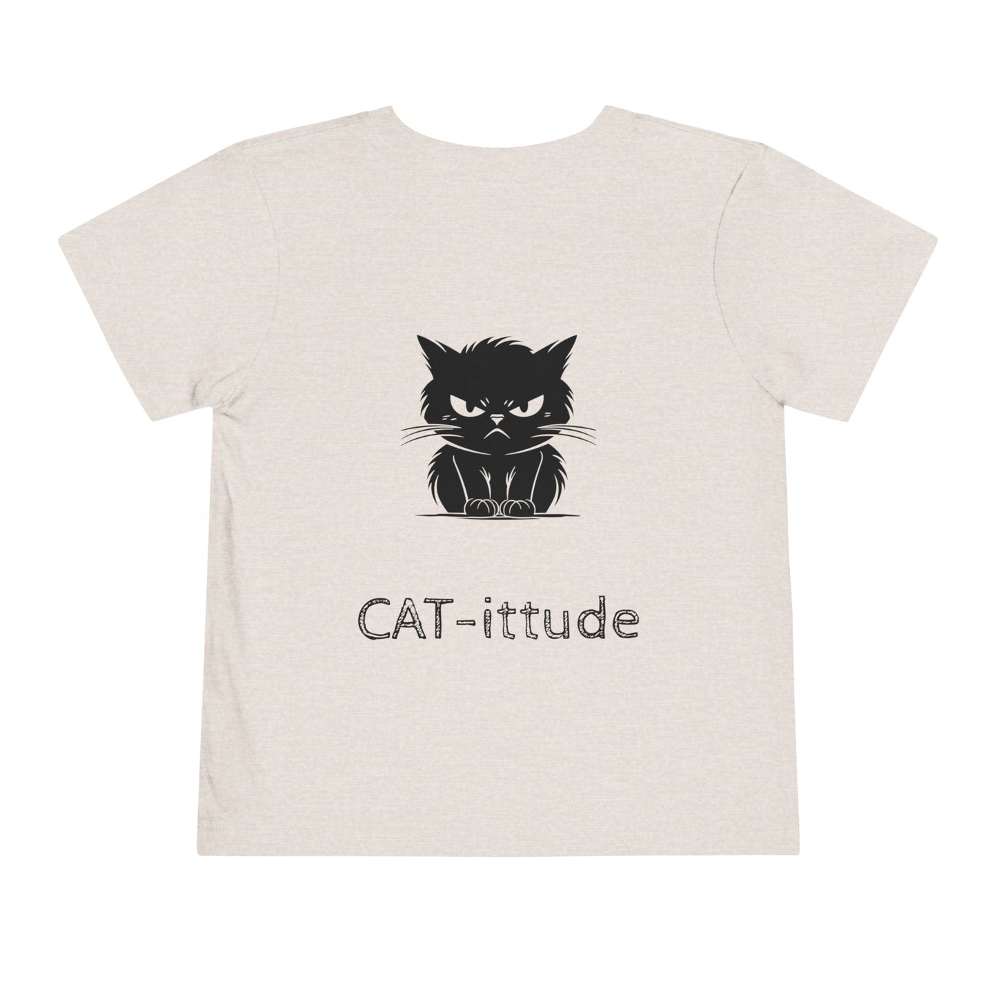 CAT-itude Toddler Unisex Short Sleeve Crewneck Tee