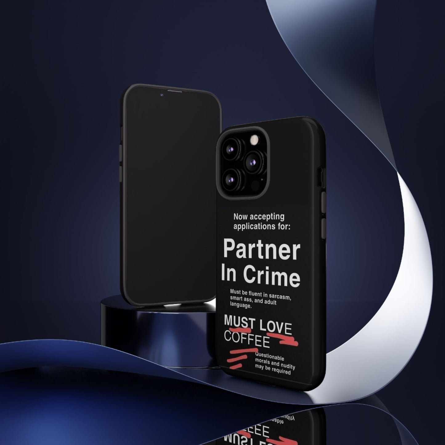 Partner In Crime iPhone Case