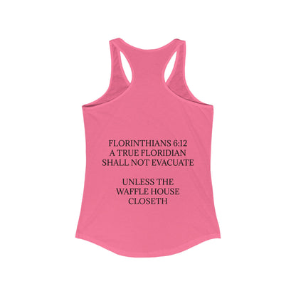 Florinthians 6:12 Women's Racerback Tank