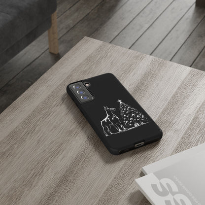 Doberman Christmas Tree Samsung Case