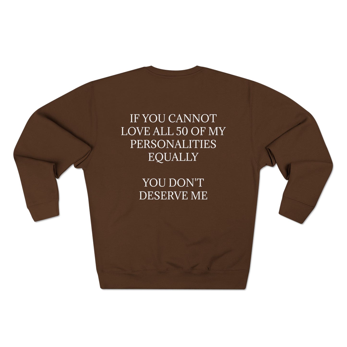 50 Personalities Unisex Crewneck Sweatshirt