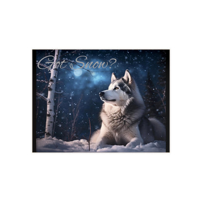 Got Snow? Ceramic Photo Tile