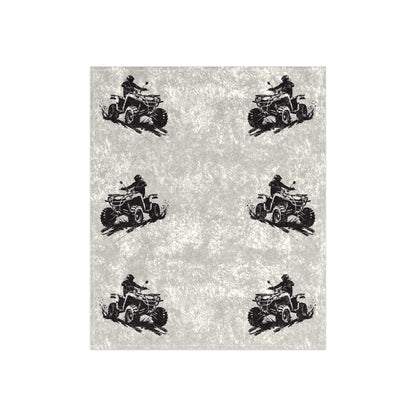 Slingin' Mud Quad Crushed Velvet Blanket