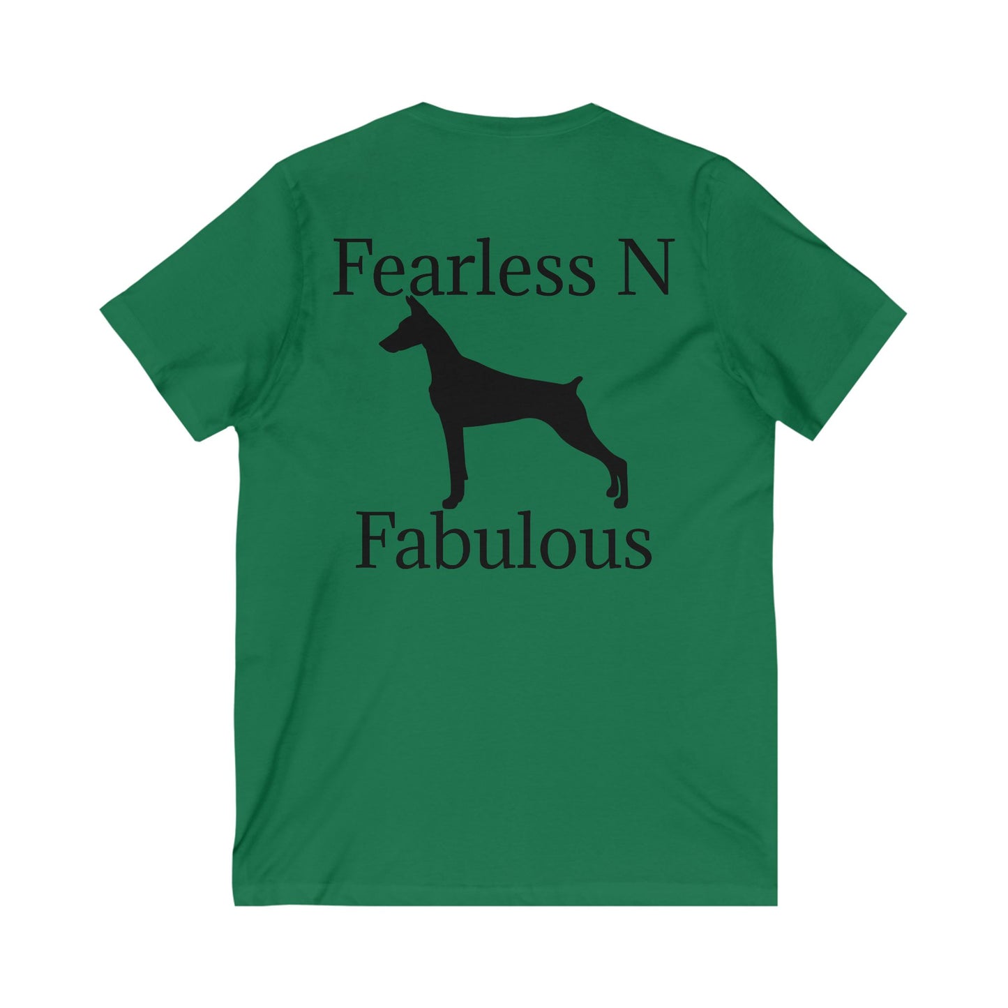 Fearless N Fabulous Unisex Short Sleeve V-Neck Tee